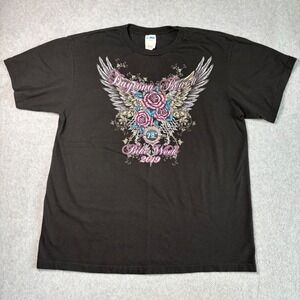 Daytona Beach Bike Week Graphic Tee Biker T-Shirt Women's‎ Large